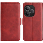 Custodia per telefono in pelle con vibrazione orizzontale con fibbia magnetica a doppio lato, For Realme 13+ 5G, For Realme 13 Pro 5G, For Realme GT 6 5G, For Realme C63