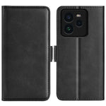 Custodia per telefono in pelle con vibrazione orizzontale con fibbia magnetica a doppio lato, For Realme 14 Pro 5G, For Realme 14X 5G, For Realme C75, For Realme GT 7 Pro 5G