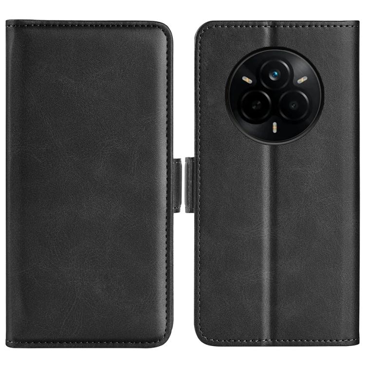 Custodia per telefono in pelle con vibrazione orizzontale con fibbia magnetica a doppio lato, For Realme 14 Pro 5G, For Realme 14X 5G, For Realme C75, For Realme GT 7 Pro 5G