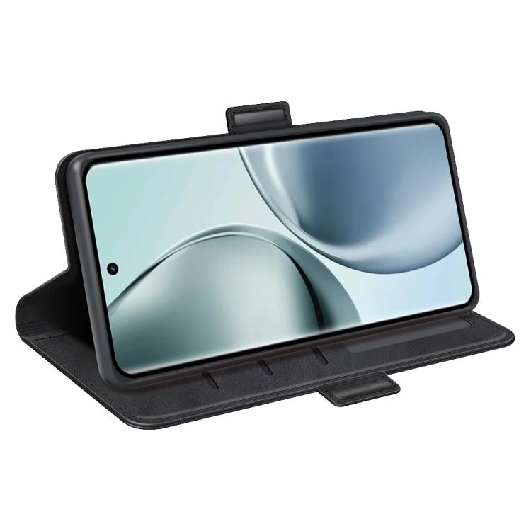 Custodia per telefono in pelle con vibrazione orizzontale con fibbia magnetica a doppio lato, For Realme 14 Pro 5G, For Realme 14X 5G, For Realme C75, For Realme GT 7 Pro 5G