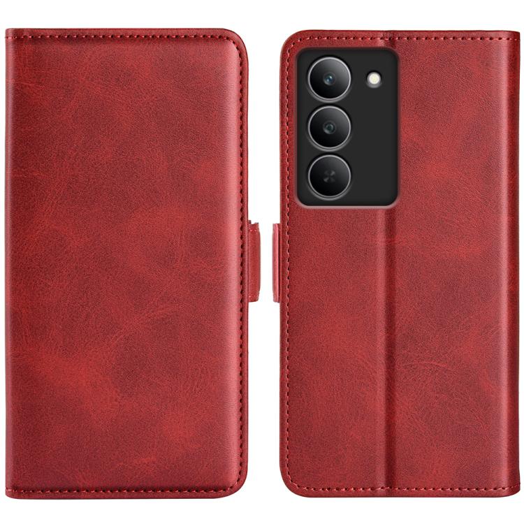 Custodia per telefono in pelle con vibrazione orizzontale con fibbia magnetica a doppio lato, For Realme 14 Pro 5G, For Realme 14X 5G, For Realme C75, For Realme GT 7 Pro 5G