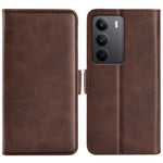 Custodia per telefono in pelle con vibrazione orizzontale con fibbia magnetica a doppio lato, For Realme 14 Pro 5G, For Realme 14X 5G, For Realme C75, For Realme GT 7 Pro 5G