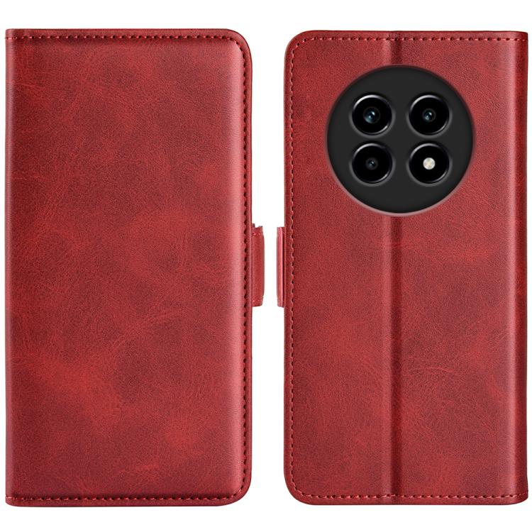 Custodia per telefono in pelle con vibrazione orizzontale con fibbia magnetica a doppio lato, For Realme 13+ 5G, For Realme 13 Pro 5G, For Realme GT 6 5G, For Realme C63