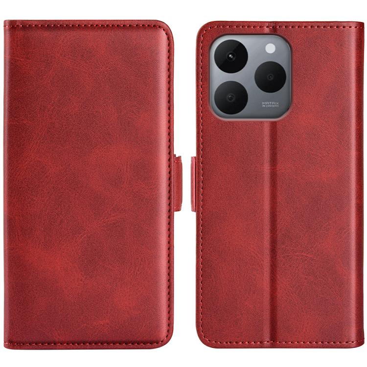 Custodia per telefono in pelle con vibrazione orizzontale con fibbia magnetica a doppio lato, For Realme C85 Pro 4G, For Realme 15T, For Realme C71 4G, For Realme 14 5G