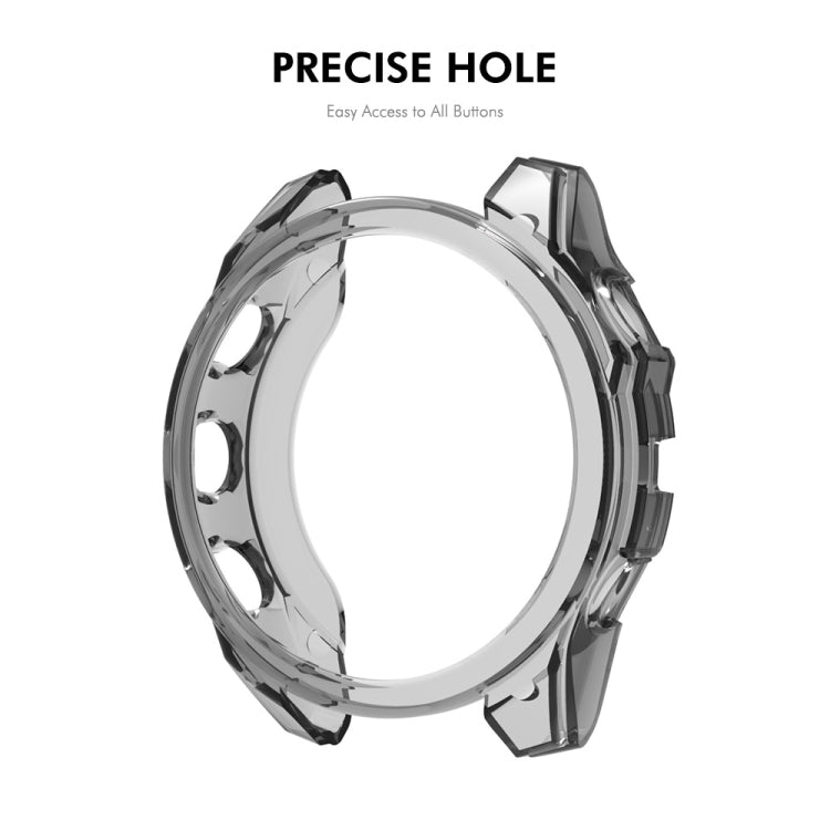 ENKAY Hat-Prince Custodia protettiva per telaio in TPU trasparente, For Garmin Fenix 8 AMOLED 43mm, For Garmin Forerunner 965, For Garmin Forerunner 265S, For Garmin Forerunner 265
