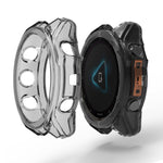 ENKAY Hat-Prince Custodia protettiva per telaio in TPU trasparente, For Garmin Fenix 8 AMOLED 43mm, For Garmin Forerunner 965, For Garmin Forerunner 265S, For Garmin Forerunner 265