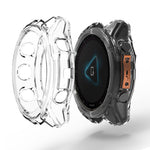 ENKAY Hat-Prince Custodia protettiva per telaio in TPU trasparente, For Garmin Fenix 8 AMOLED 43mm, For Garmin Forerunner 965, For Garmin Forerunner 265S, For Garmin Forerunner 265