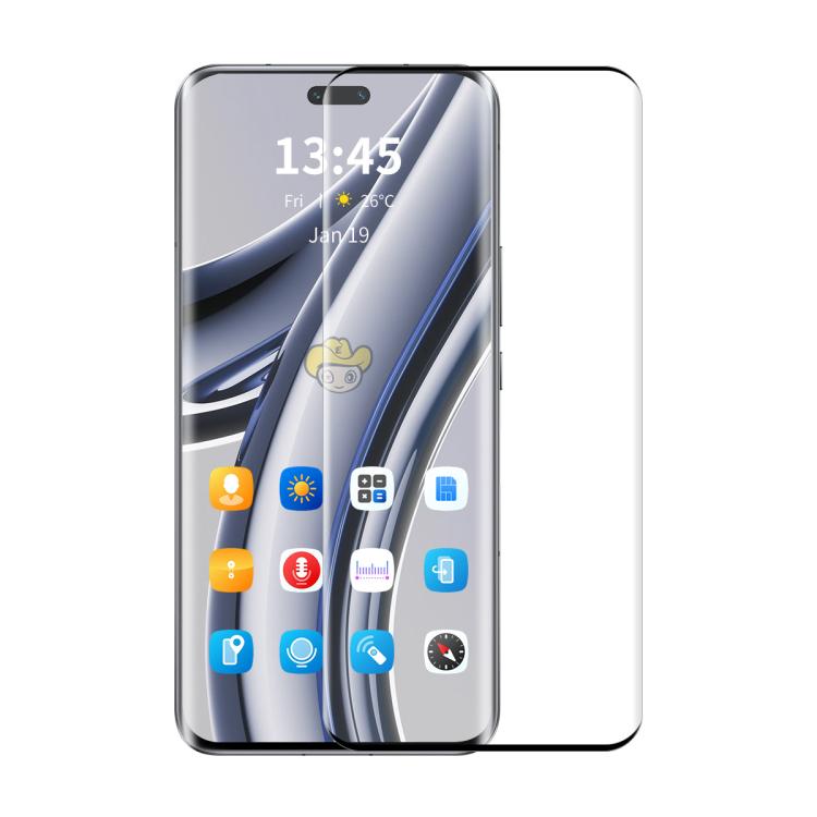 ENKAY Hat-Prince Pellicola in vetro temperato con colla laterale a copertura totale per piegatura a caldo, For Honor 400 Pro Global, For Honor 300 Ultra, For Honor Magic7 Pro, For Honor Magic6 Pro, For Honor 100 Pro, For Honor 100, For Honor 90 Pro    ...