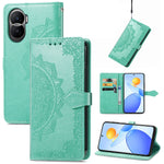 Custodia per telefono in pelle goffrata fiore mandala, For Honor 90 Lite, For Honor Play 7T Pro, For Honor 30i