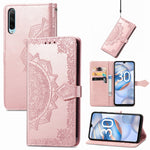 Custodia per telefono in pelle goffrata fiore mandala, For Honor 90 Lite, For Honor Play 7T Pro, For Honor 30i