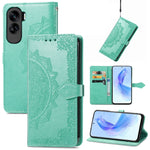 Custodia per telefono in pelle goffrata fiore mandala, For Honor 90 Lite, For Honor Play 7T Pro, For Honor 30i
