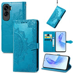 Custodia per telefono in pelle goffrata fiore mandala, For Honor 90 Lite, For Honor Play 7T Pro, For Honor 30i