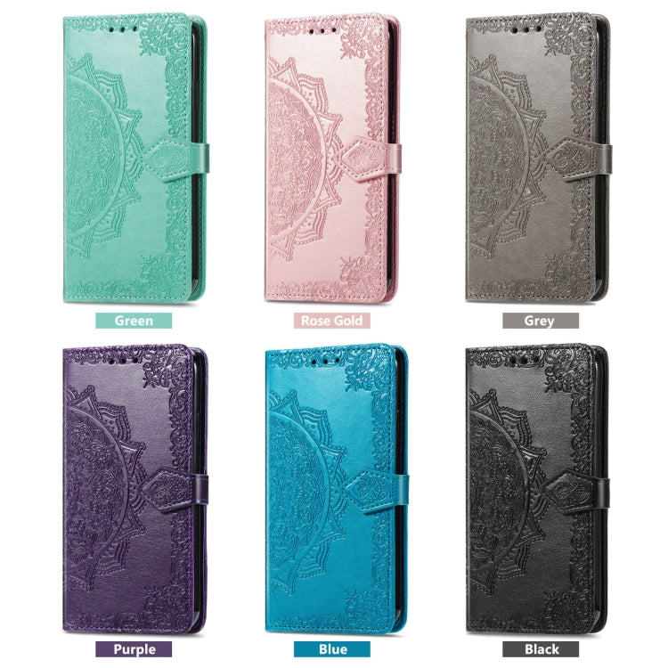 Custodia per telefono in pelle goffrata fiore mandala, For Honor 90 Lite, For Honor Play 7T Pro, For Honor 30i