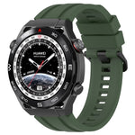 Set di cinturini sportivi in silicone tinta unita lunghi e corti, For Huawei Watch Ultimate, For Honor Watch GS 3i