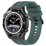 Set di cinturini sportivi in silicone tinta unita lunghi e corti, For Huawei Watch Ultimate, For Honor Watch GS 3i
