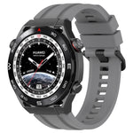 Set di cinturini sportivi in silicone tinta unita lunghi e corti, For Huawei Watch Ultimate, For Honor Watch GS 3i