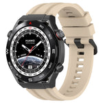 Set di cinturini sportivi in silicone tinta unita lunghi e corti, For Huawei Watch Ultimate, For Honor Watch GS 3i