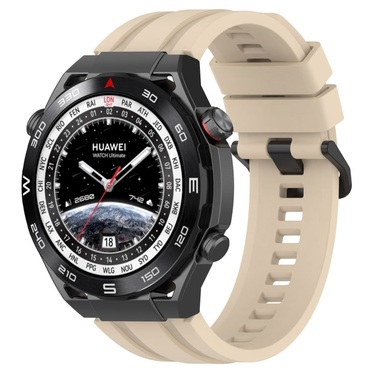 Set di cinturini sportivi in silicone tinta unita lunghi e corti, For Huawei Watch Ultimate, For Honor Watch GS 3i