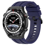 Set di cinturini sportivi in silicone tinta unita lunghi e corti, For Huawei Watch Ultimate, For Honor Watch GS 3i
