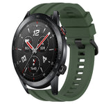 Set di cinturini sportivi in silicone tinta unita lunghi e corti, For Huawei Watch 3 Pro New, For Huawei Watch GT3 Pro 46mm