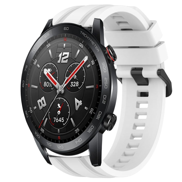 Set di cinturini sportivi in silicone tinta unita lunghi e corti, For Huawei Watch 3 Pro New, For Huawei Watch GT3 Pro 46mm