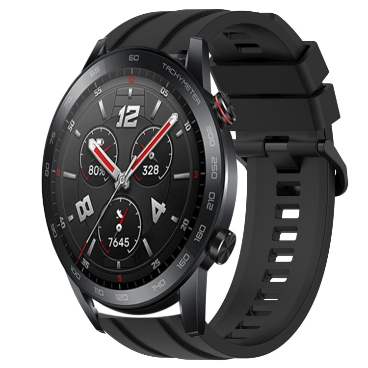 Set di cinturini sportivi in silicone tinta unita lunghi e corti, For Huawei Watch 3 Pro New, For Huawei Watch GT3 Pro 46mm