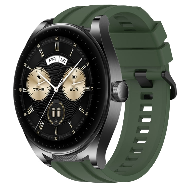 Set di cinturini sportivi in silicone tinta unita lunghi e corti, For Honor Watch GS 3, For Huawei Watch GT3  46mm