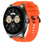 Set di cinturini sportivi in silicone tinta unita lunghi e corti, For Honor Watch GS 3, For Huawei Watch GT3  46mm