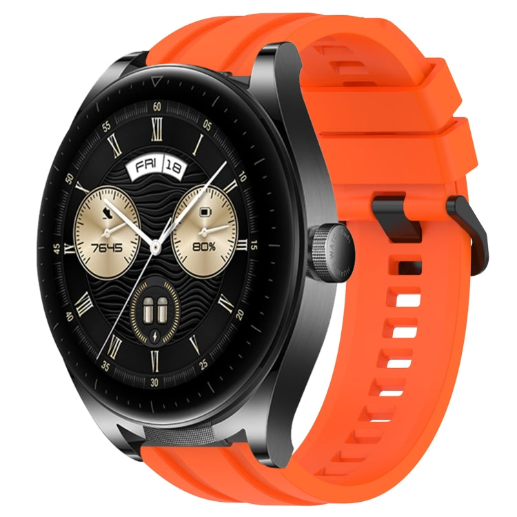 Set di cinturini sportivi in silicone tinta unita lunghi e corti, For Honor Watch GS 3, For Huawei Watch GT3  46mm