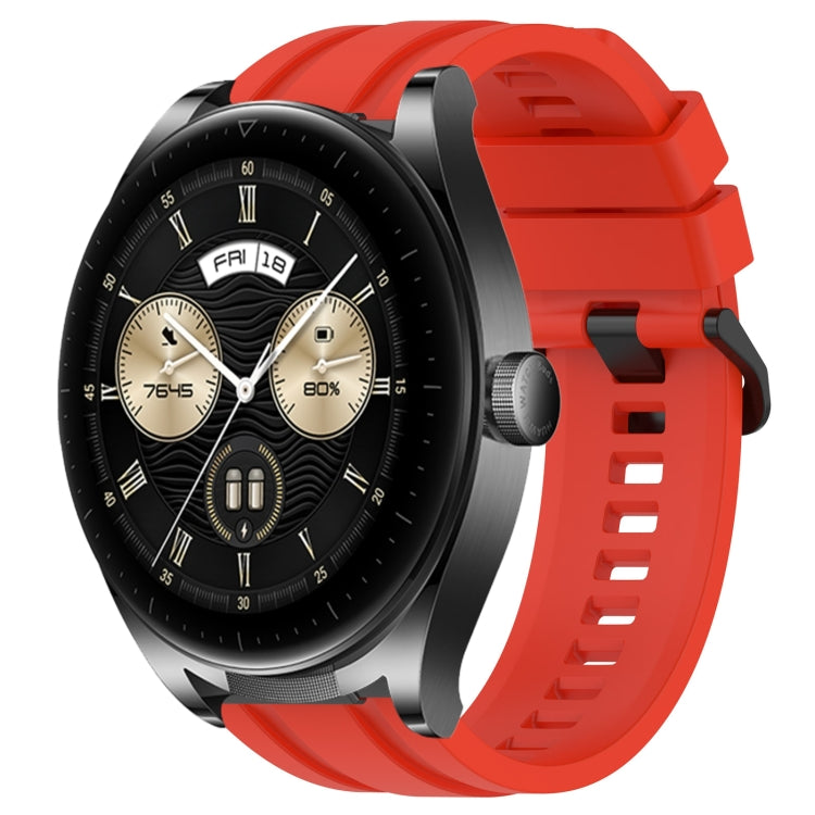 Set di cinturini sportivi in silicone tinta unita lunghi e corti, For Honor Watch GS 3, For Huawei Watch GT3  46mm