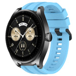 Set di cinturini sportivi in silicone tinta unita lunghi e corti, For Honor Watch GS 3, For Huawei Watch GT3  46mm