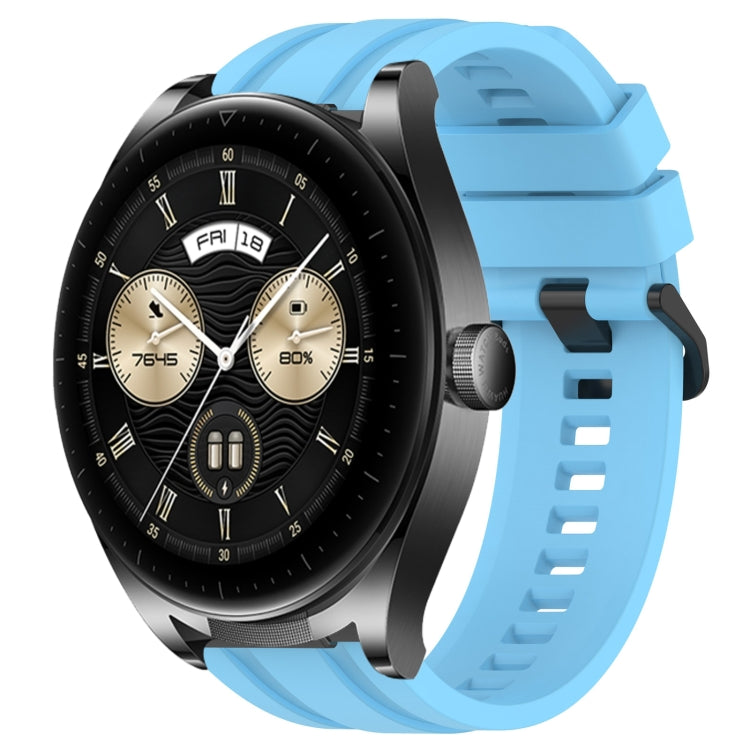 Set di cinturini sportivi in silicone tinta unita lunghi e corti, For Honor Watch GS 3, For Huawei Watch GT3  46mm