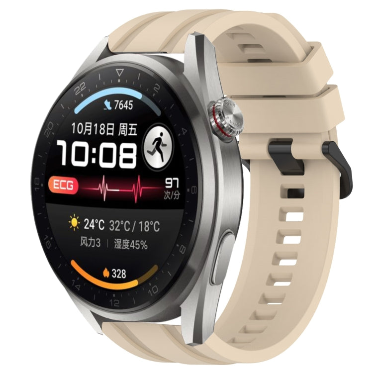 Set di cinturini sportivi in silicone tinta unita lunghi e corti, For Huawei Watch 3 Pro New, For Huawei Watch GT3 Pro 46mm