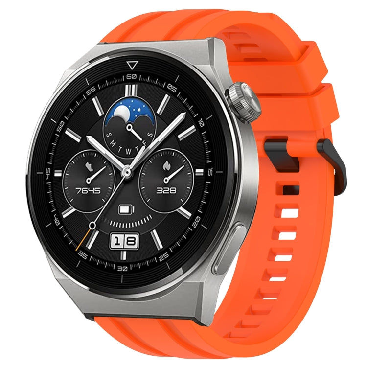Set di cinturini sportivi in silicone tinta unita lunghi e corti, For Huawei Watch GT Runner, For Huawei Watch 3 Pro