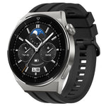 Set di cinturini sportivi in silicone tinta unita lunghi e corti, For Huawei Watch GT Runner, For Huawei Watch 3 Pro