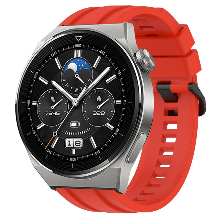 Set di cinturini sportivi in silicone tinta unita lunghi e corti, For Huawei Watch GT Runner, For Huawei Watch 3 Pro
