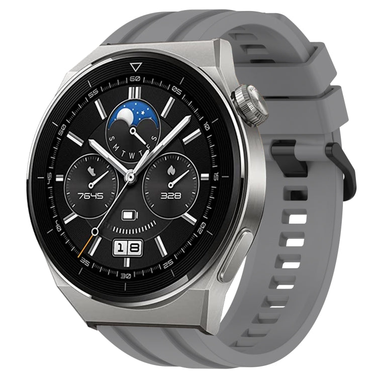 Set di cinturini sportivi in silicone tinta unita lunghi e corti, For Huawei Watch GT Runner, For Huawei Watch 3 Pro