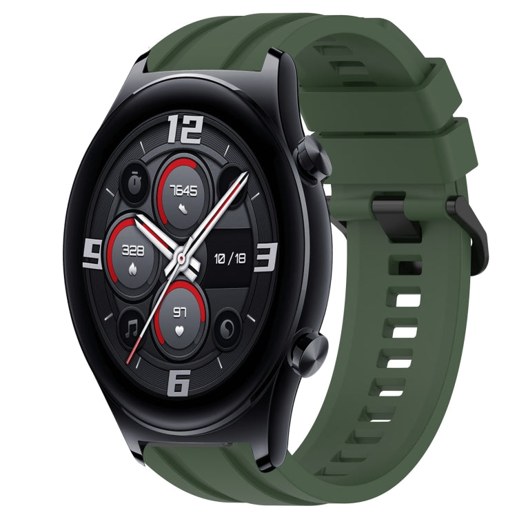 Set di cinturini sportivi in silicone tinta unita lunghi e corti, For Huawei Watch 3, For Honor Watch GS Pro