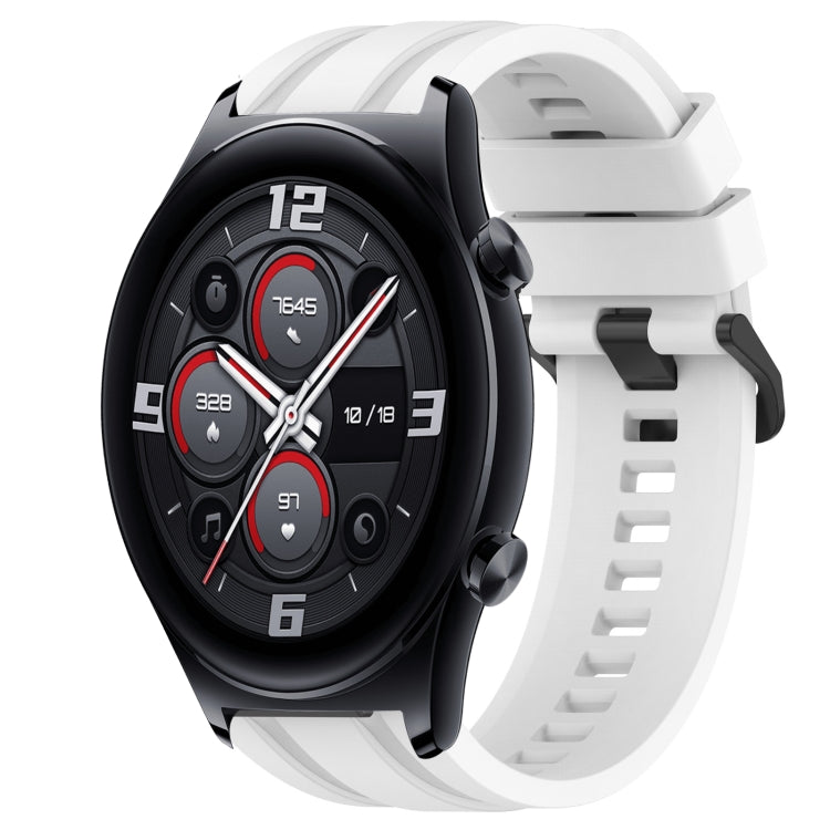 Set di cinturini sportivi in silicone tinta unita lunghi e corti, For Huawei Watch 3, For Honor Watch GS Pro