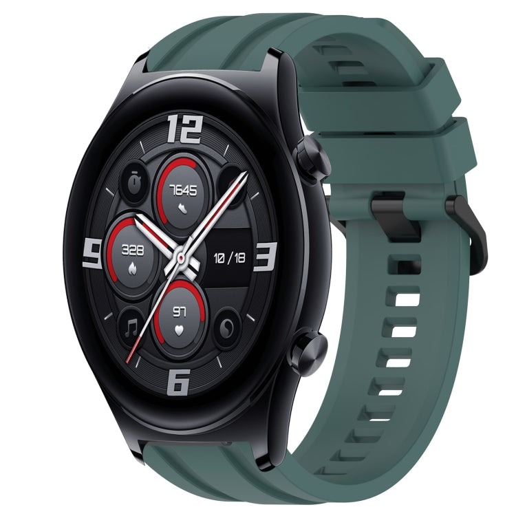 Set di cinturini sportivi in silicone tinta unita lunghi e corti, For Huawei Watch 3, For Honor Watch GS Pro