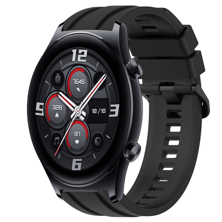 Set di cinturini sportivi in silicone tinta unita lunghi e corti, For Huawei Watch 3, For Honor Watch GS Pro