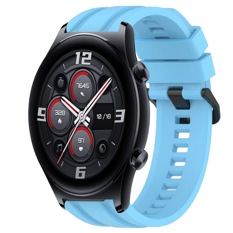 Set di cinturini sportivi in silicone tinta unita lunghi e corti, For Huawei Watch 3, For Honor Watch GS Pro