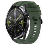 Set di cinturini sportivi in silicone tinta unita lunghi e corti, For Huawei Watch GT Runner, For Huawei Watch 3 Pro