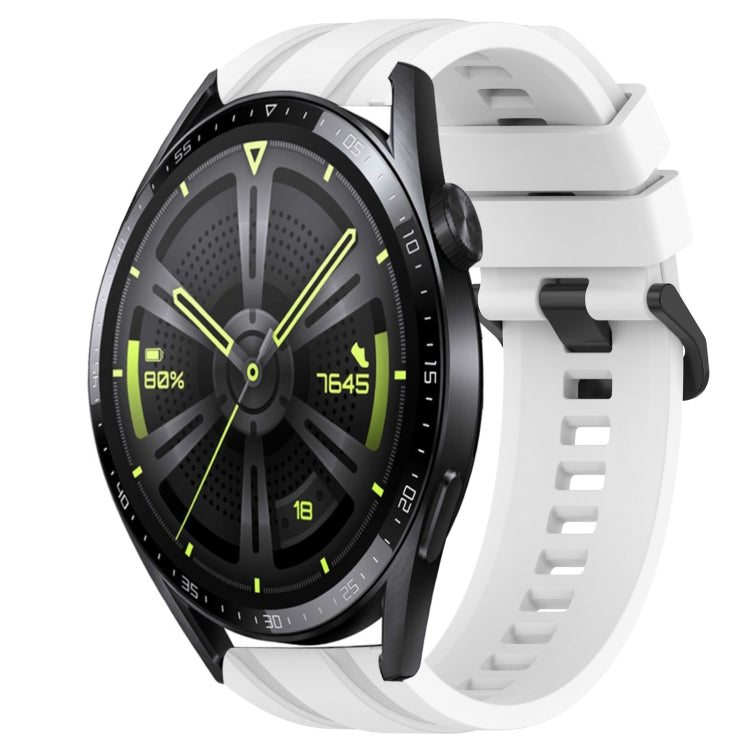 Set di cinturini sportivi in silicone tinta unita lunghi e corti, For Huawei Watch GT Runner, For Huawei Watch 3 Pro