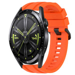 Set di cinturini sportivi in silicone tinta unita lunghi e corti, For Huawei Watch GT Runner, For Huawei Watch 3 Pro
