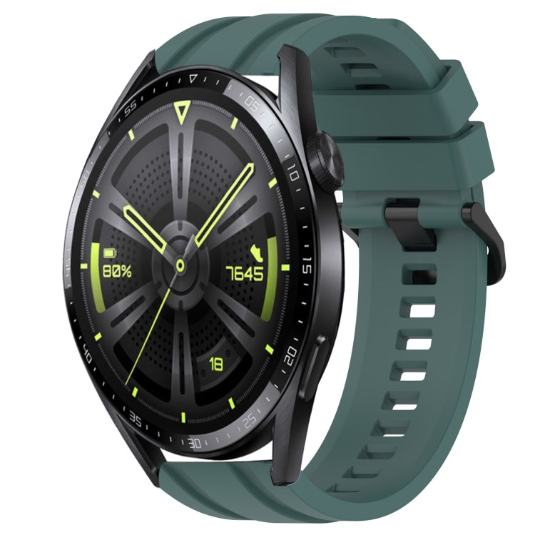 Set di cinturini sportivi in silicone tinta unita lunghi e corti, For Huawei Watch GT Runner, For Huawei Watch 3 Pro