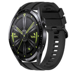 Set di cinturini sportivi in silicone tinta unita lunghi e corti, For Huawei Watch GT Runner, For Huawei Watch 3 Pro