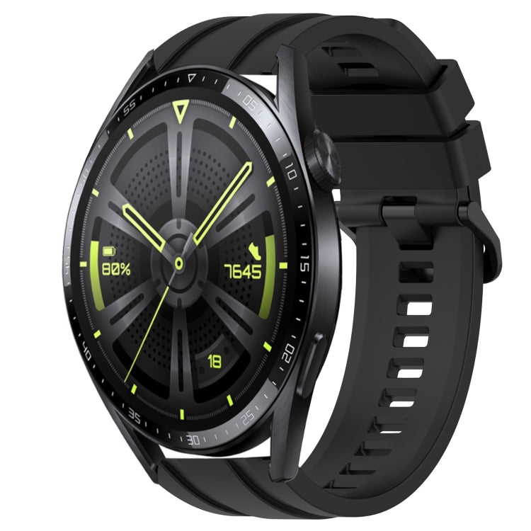 Set di cinturini sportivi in silicone tinta unita lunghi e corti, For Huawei Watch GT Runner, For Huawei Watch 3 Pro