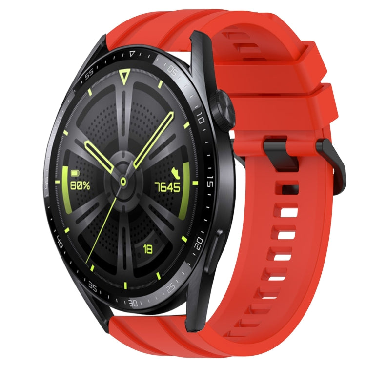 Set di cinturini sportivi in silicone tinta unita lunghi e corti, For Huawei Watch GT Runner, For Huawei Watch 3 Pro