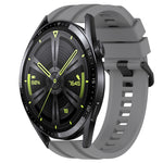 Set di cinturini sportivi in silicone tinta unita lunghi e corti, For Huawei Watch GT Runner, For Huawei Watch 3 Pro